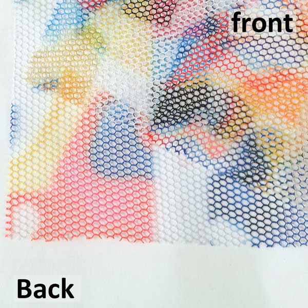 tulle front and back